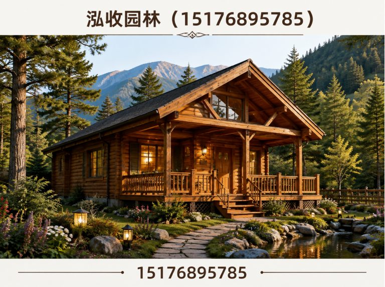 延边防腐木展示图